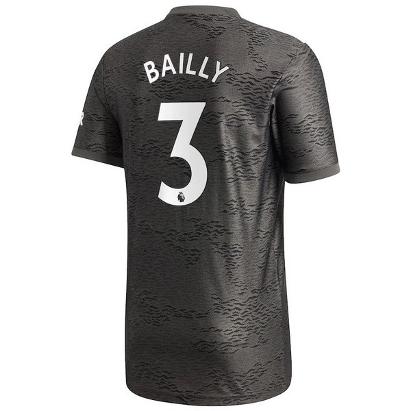 Maillot Football Manchester United NO.3 Bailly Exterieur 2020-21 Noir